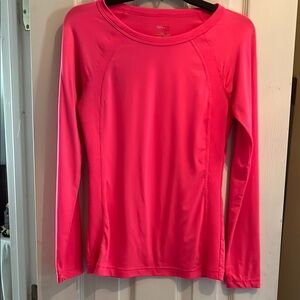 Danskin Now Vibrant Pink Long Sleeve Top